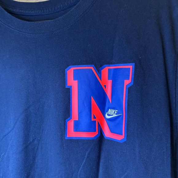 Nike Athletics 1972 Short-Sleeve Graphic Tee with Orange 'Nike Athletics' Back - Picture 5 of 8